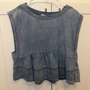 Flowy Denim Shirt